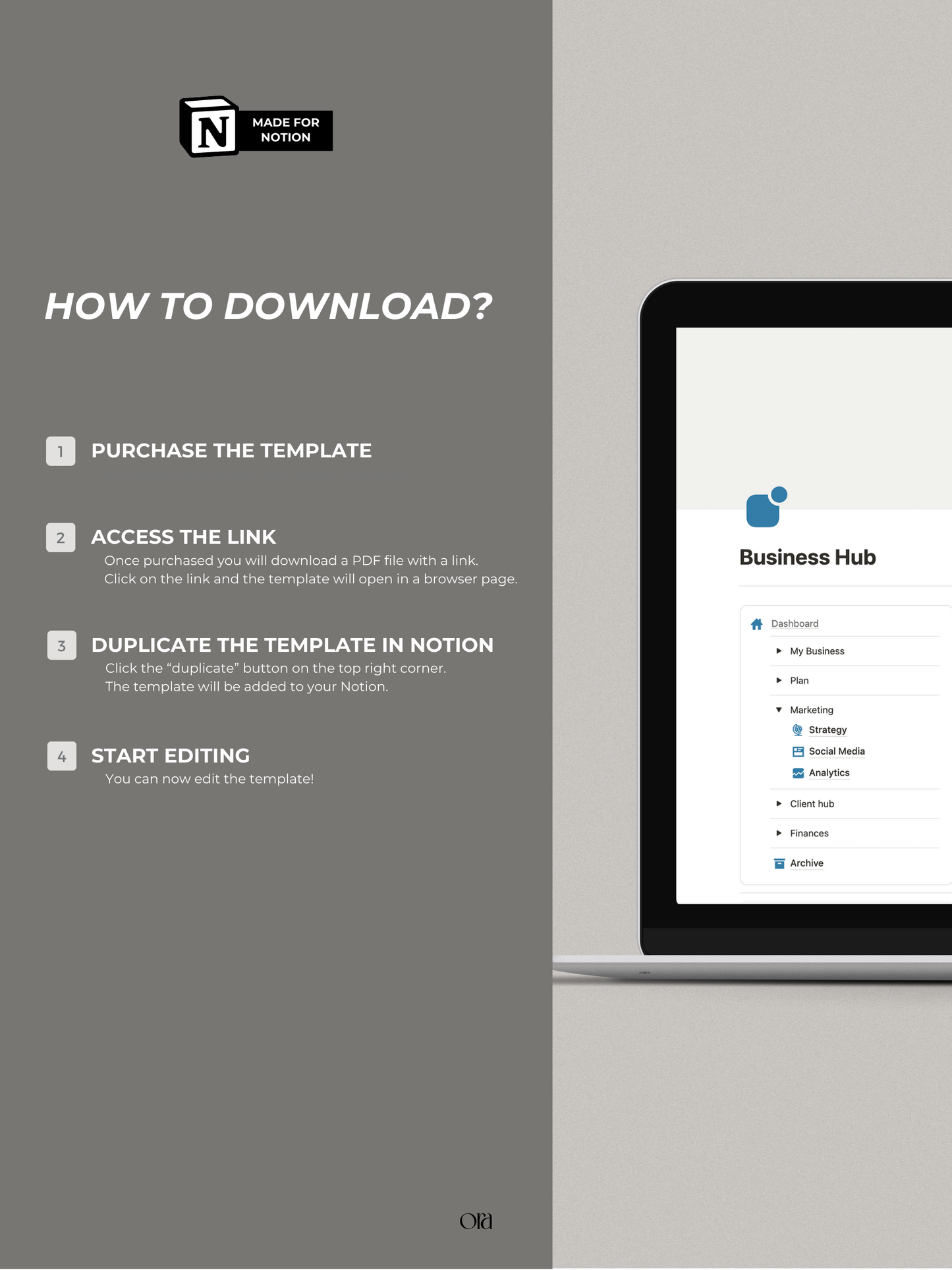 BUSINESS HUB | TEMPLATE MADE FOR NOTION