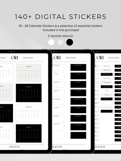 2025 - 26 MIDYEAR DIGITAL PLANNER