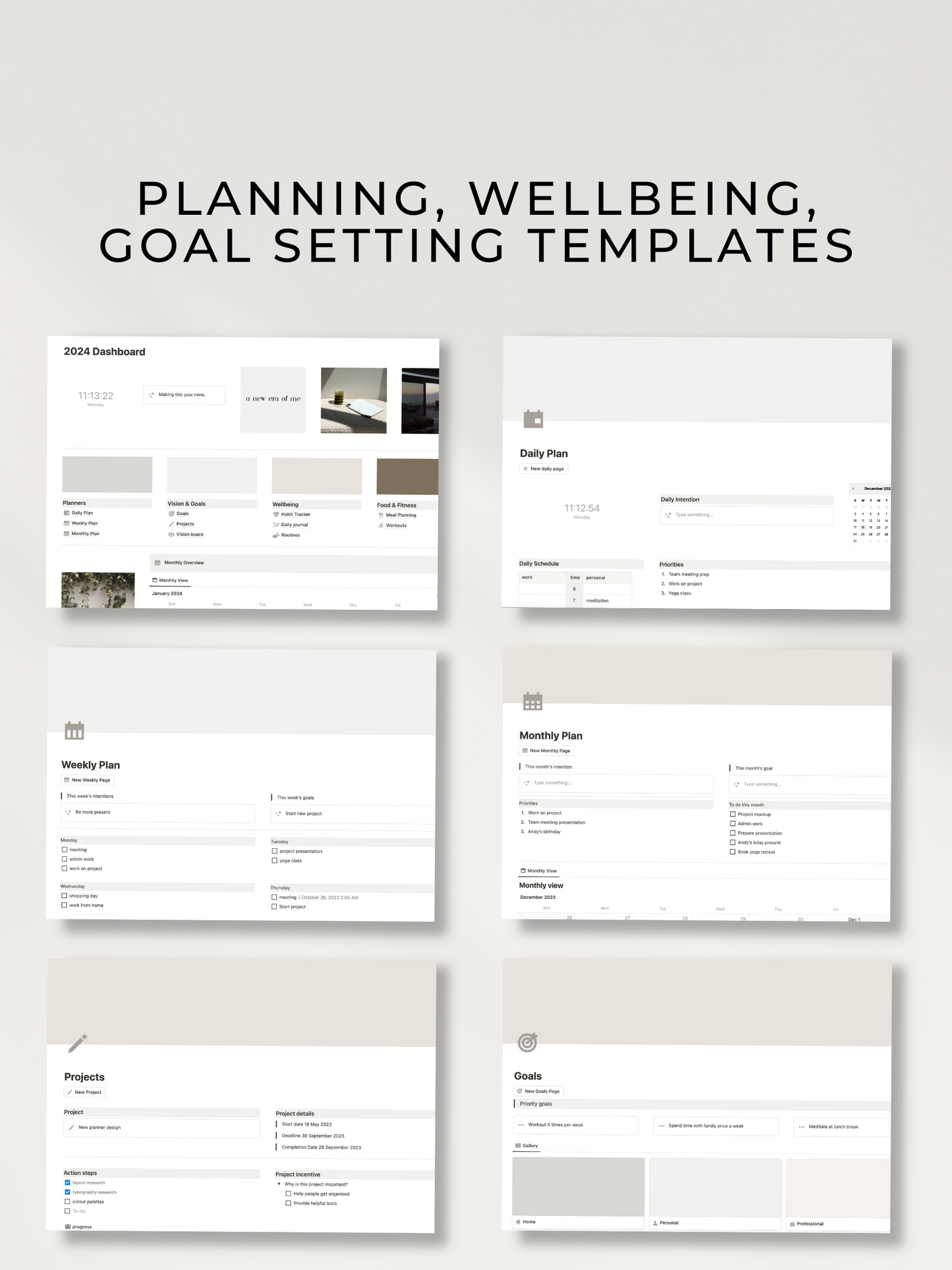2024 PLANNER FOR NOTION | TEMPLATE MADE FOR NOTION
