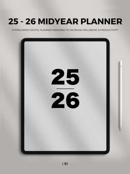 2025 - 26 MIDYEAR DIGITAL PLANNER