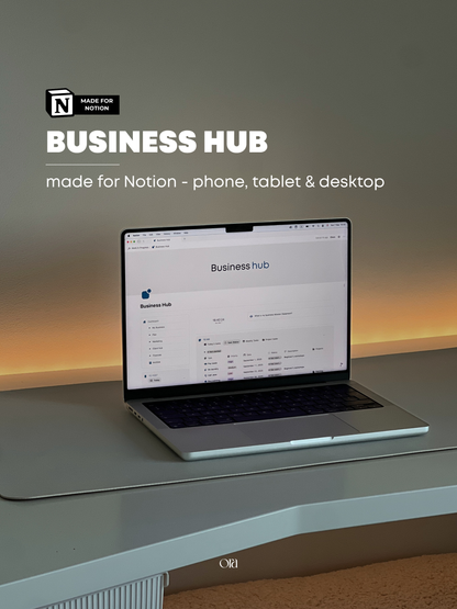 BUSINESS HUB | TEMPLATE MADE FOR NOTION