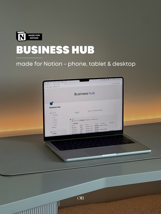 BUSINESS HUB | TEMPLATE MADE FOR NOTION