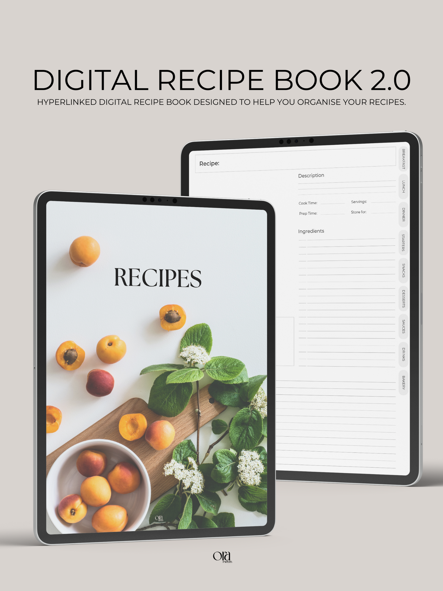 DIGITAL RECIPE BOOK | CLASSIC & 2.0 VERSIONS