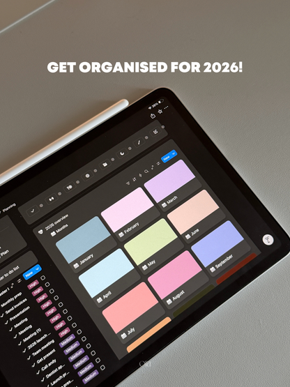 2026 LIFE HUB | TEMPLATE MADE FOR NOTION