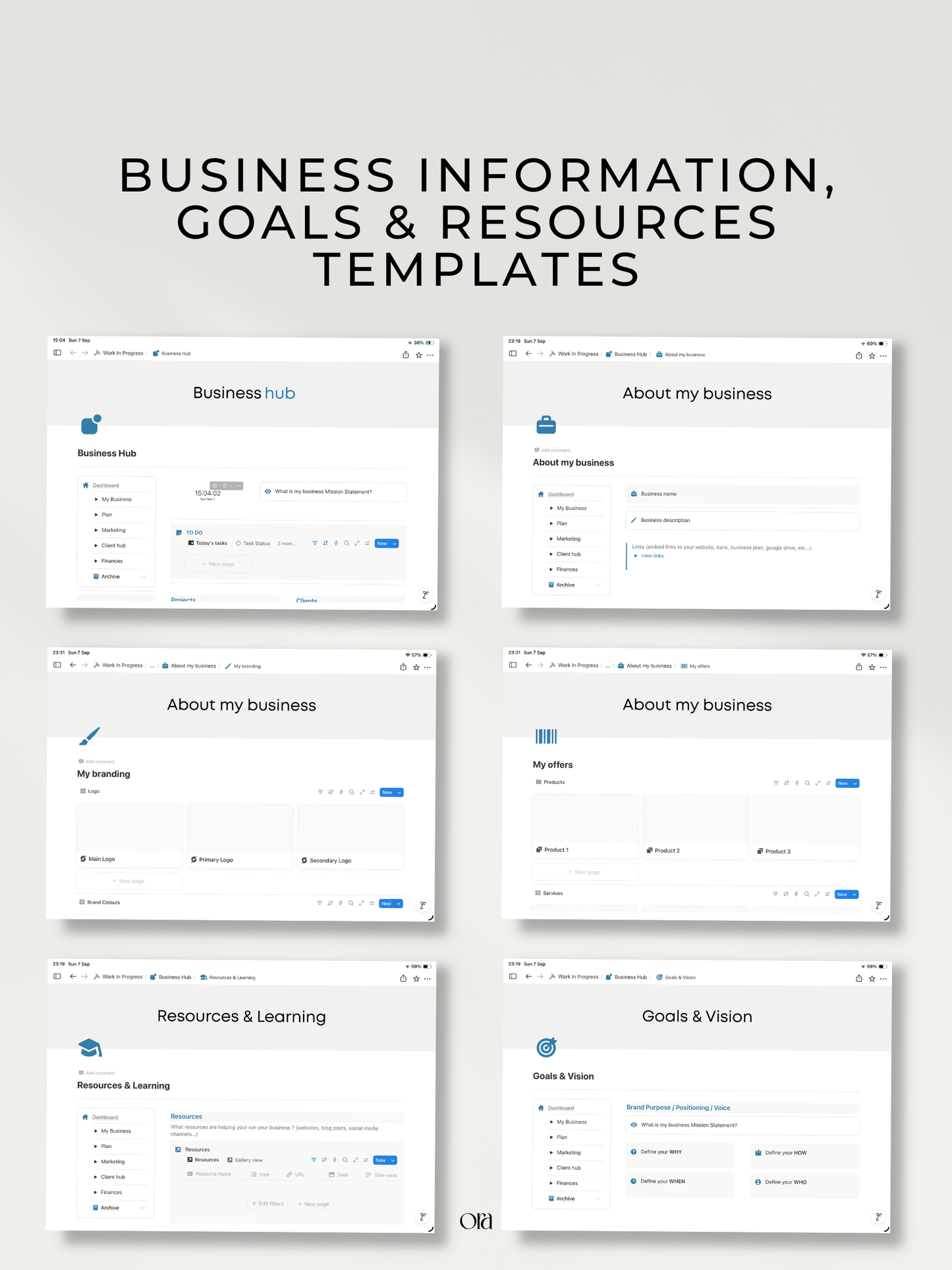BUSINESS HUB | TEMPLATE MADE FOR NOTION