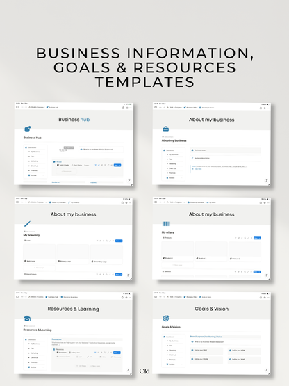 BUSINESS HUB | TEMPLATE MADE FOR NOTION