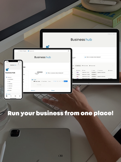 BUSINESS HUB | TEMPLATE MADE FOR NOTION