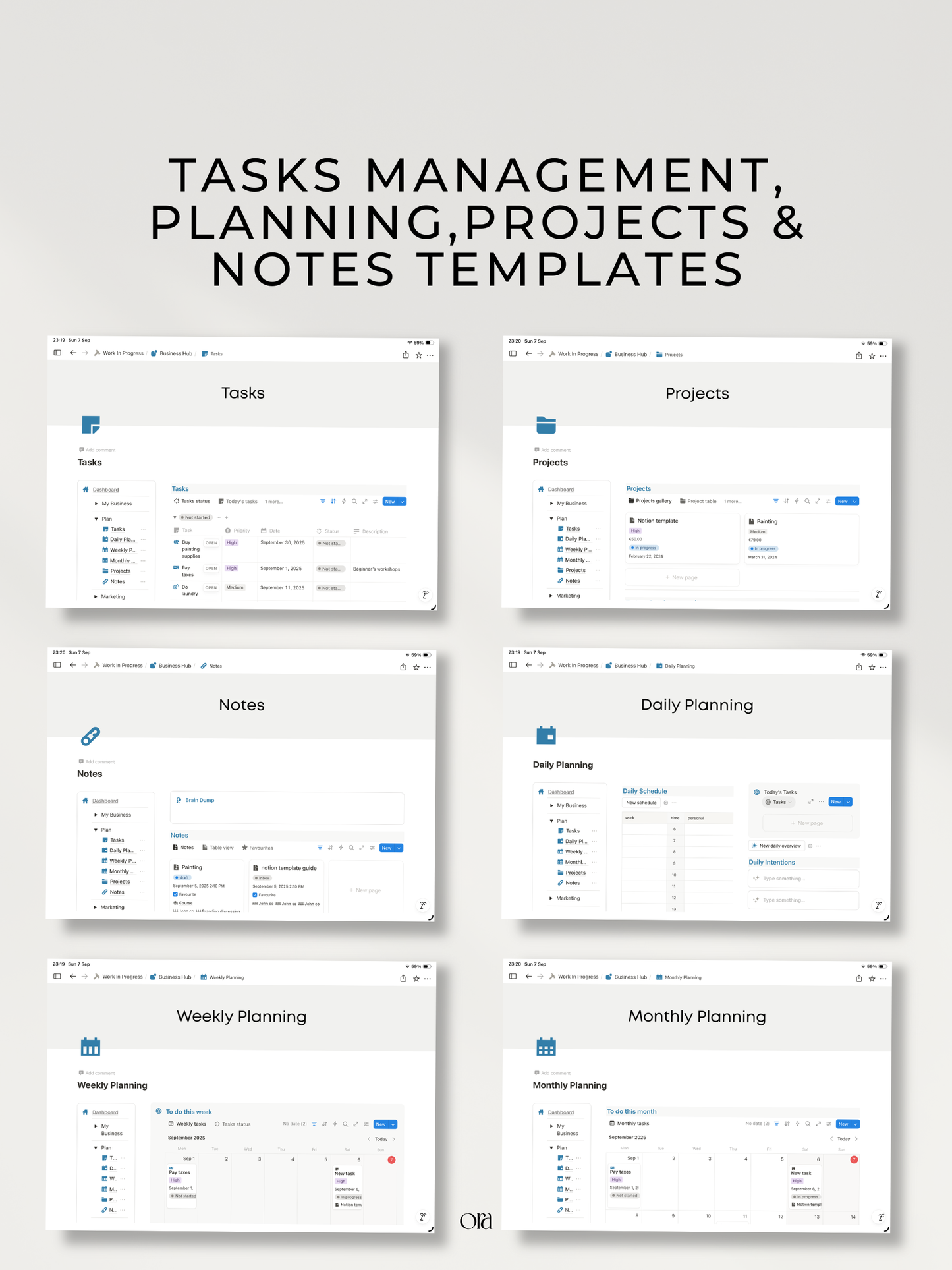 BUSINESS HUB | TEMPLATE MADE FOR NOTION