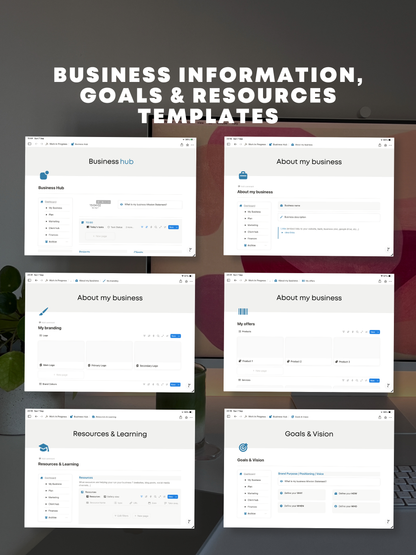BUSINESS HUB | TEMPLATE MADE FOR NOTION