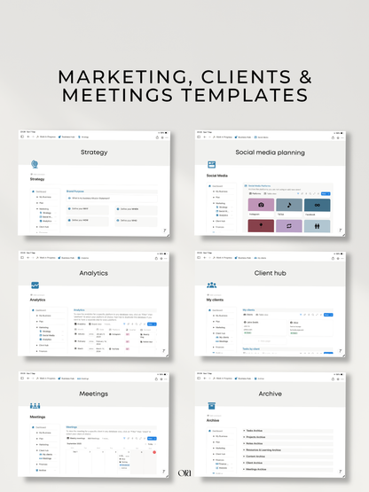 BUSINESS HUB | TEMPLATE MADE FOR NOTION