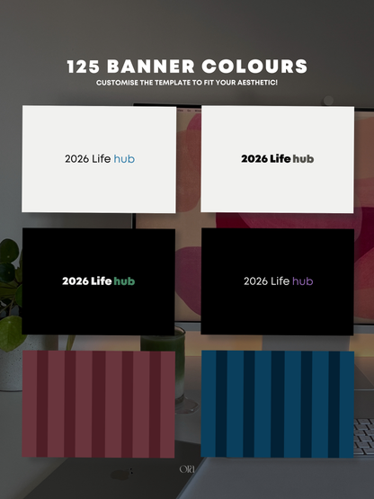 2026 LIFE HUB | TEMPLATE MADE FOR NOTION