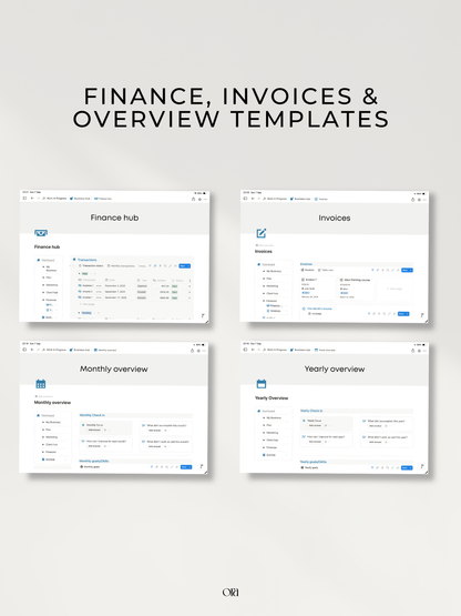 BUSINESS HUB | TEMPLATE MADE FOR NOTION