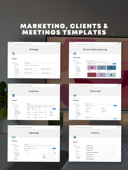 BUSINESS HUB | TEMPLATE MADE FOR NOTION