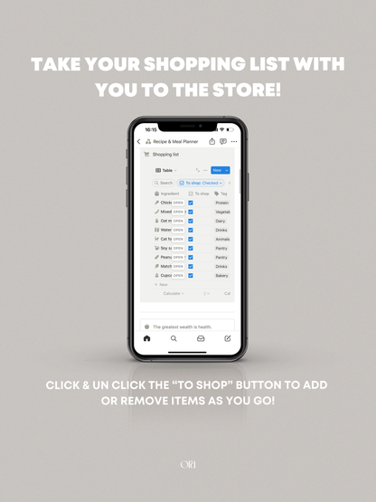 RECIPE & MEAL PLANNER | TEMPLATE MADE FOR NOTION