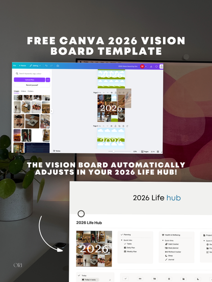 2026 LIFE HUB | TEMPLATE MADE FOR NOTION